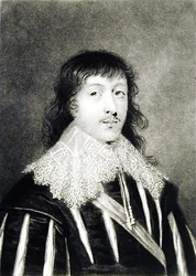 Lucius, Vizconde Falkland (c.1610-43) ilustración de Retratos de Personajes Ilustres en la Historia Británica, grabado por Richard Earlom (1743-1822) y Charles Turner (c.1773-1857)
